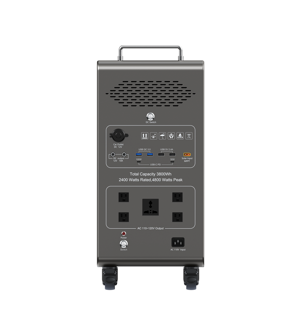 Dory Sentry PLUS 2400W Portable Battery Generator with UPS