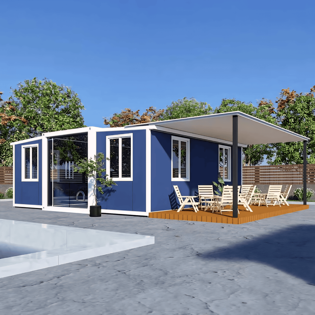 Expandable Tiny Home with Fully Equipped Interior