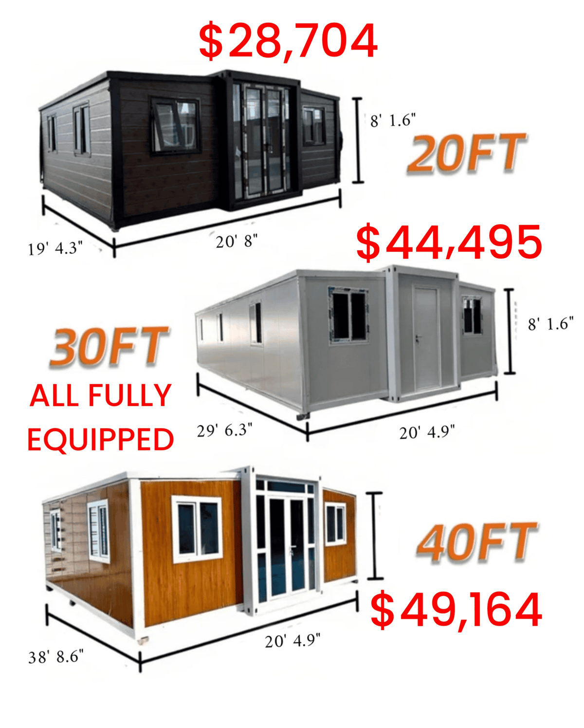 Expandable Tiny Home with Fully Equipped Interior