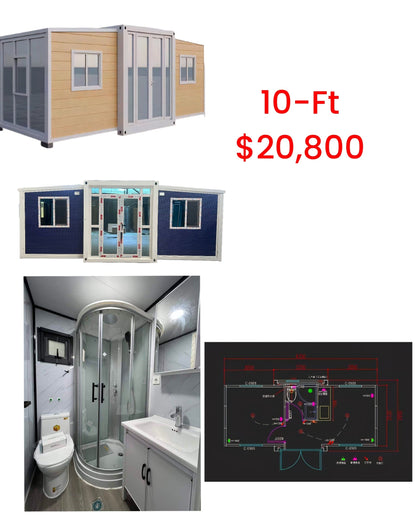 Expandable Tiny Home with Fully Equipped Interior